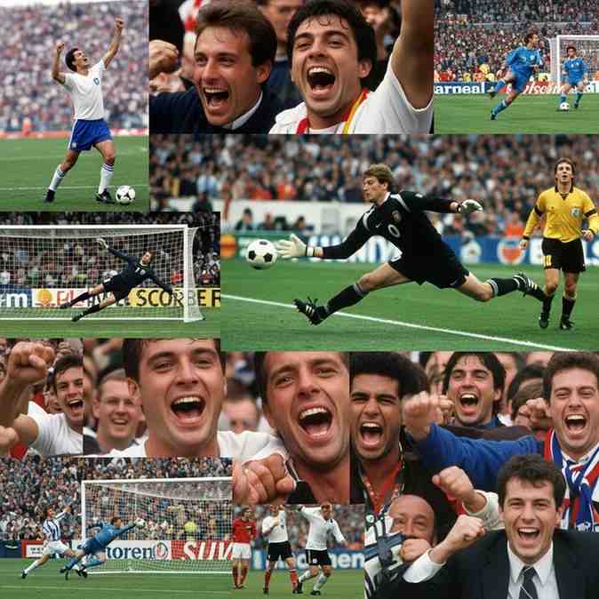 Immagini iconiche di partite di calcio storiche